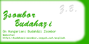 zsombor budahazi business card